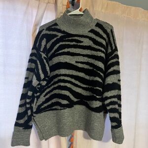 Nine West Zebra Sweater NWT